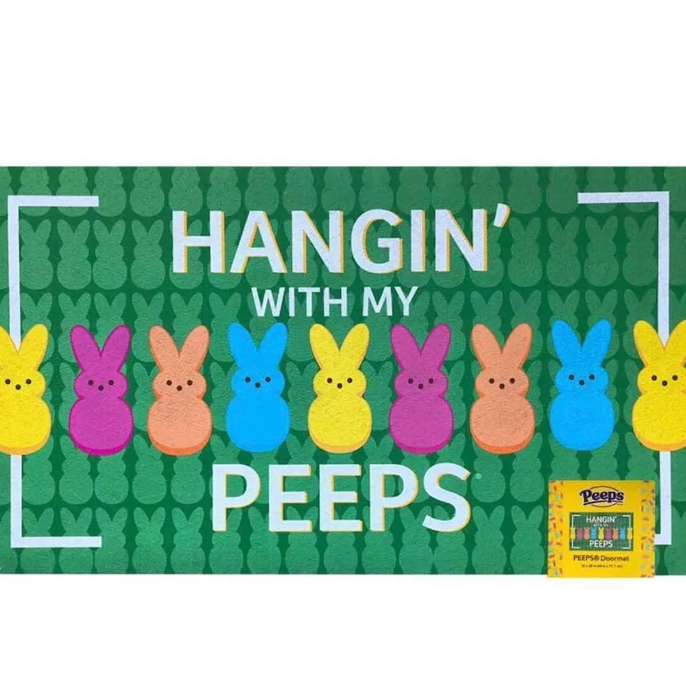 Peeps Multicolor Door Mat
